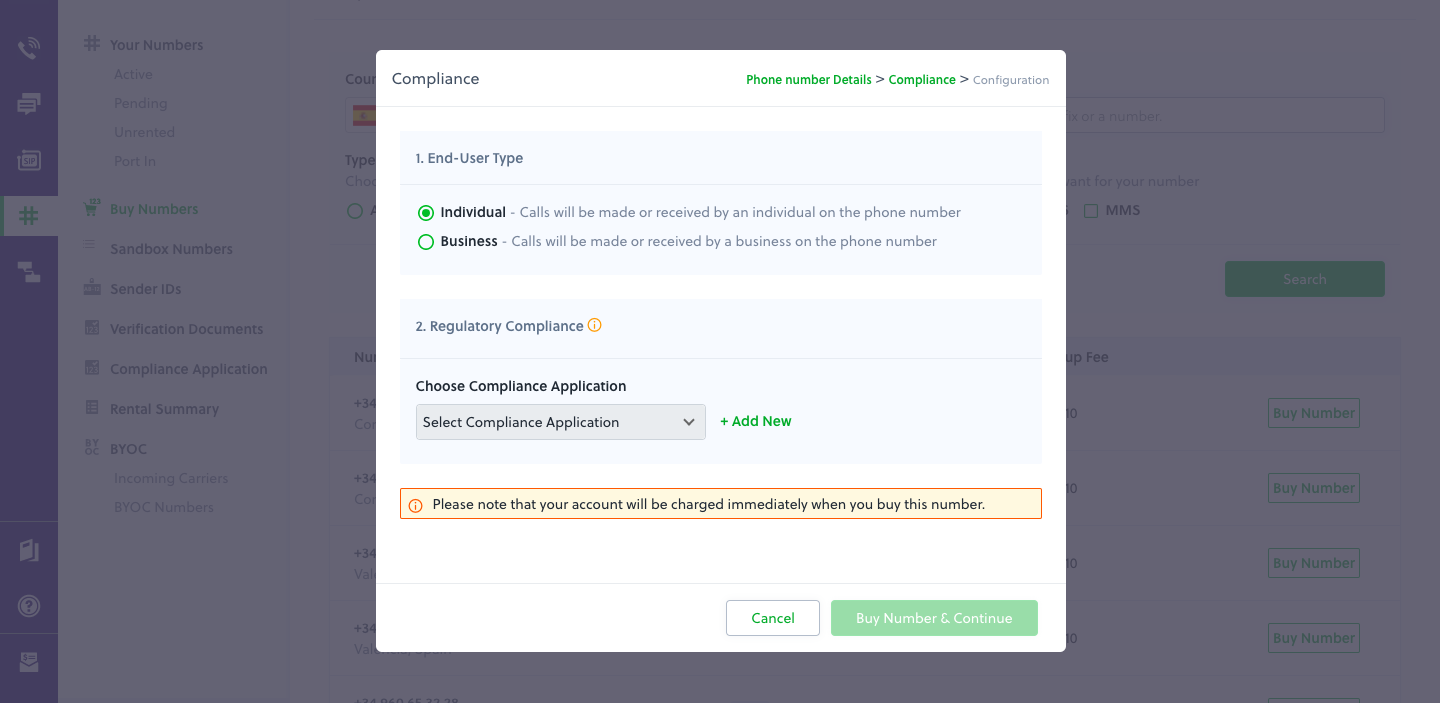 Regulatory Compliance Config